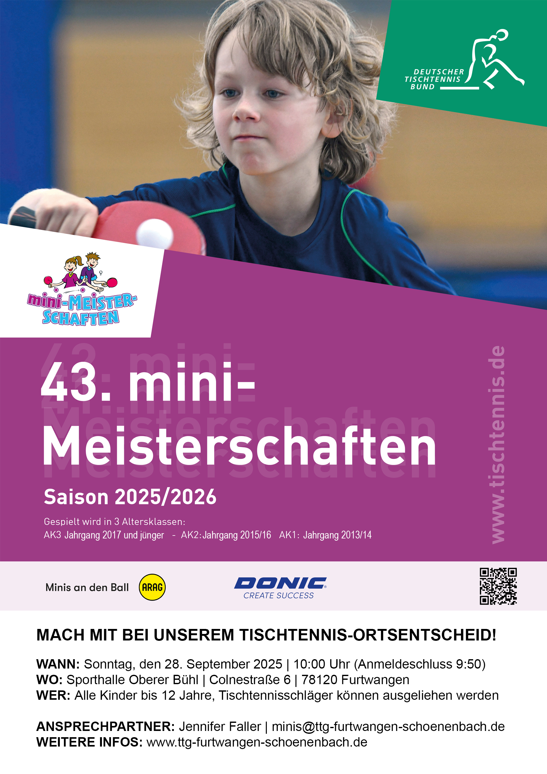 Plakat beschriftet